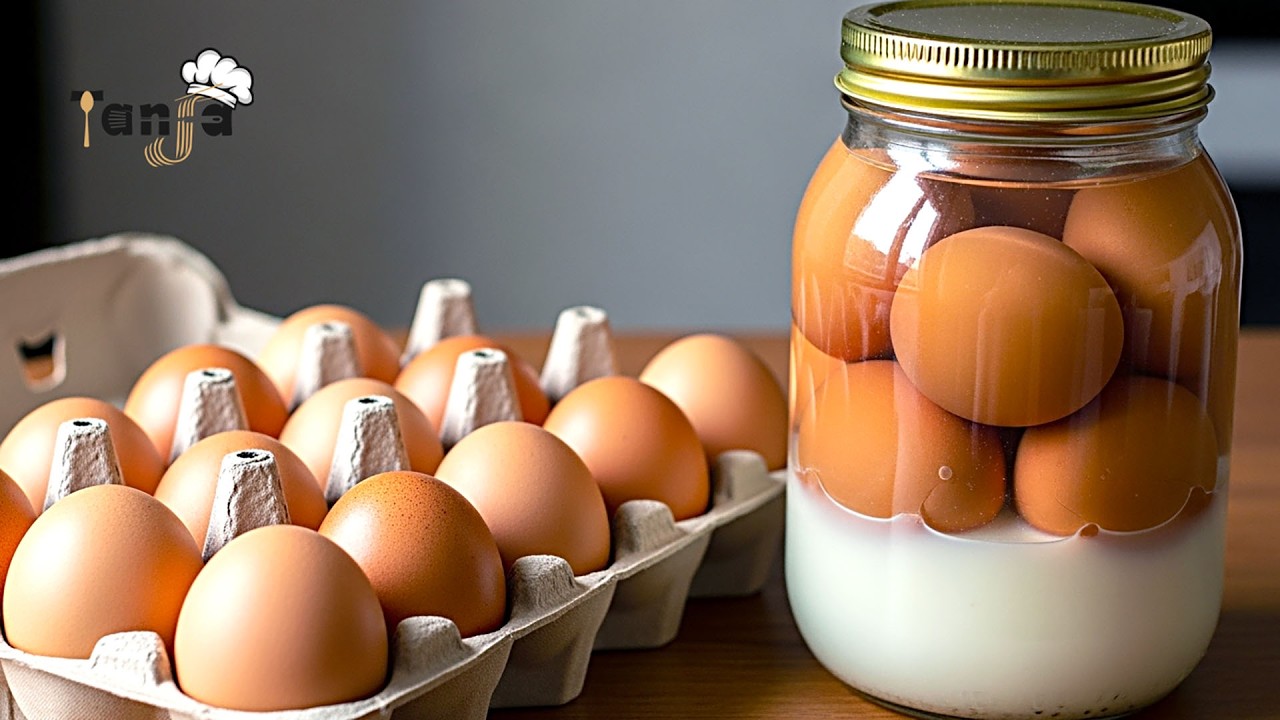яйца остаются свежими в банке 2 года, без холодильника! Запасы продовольствия на случай войны!