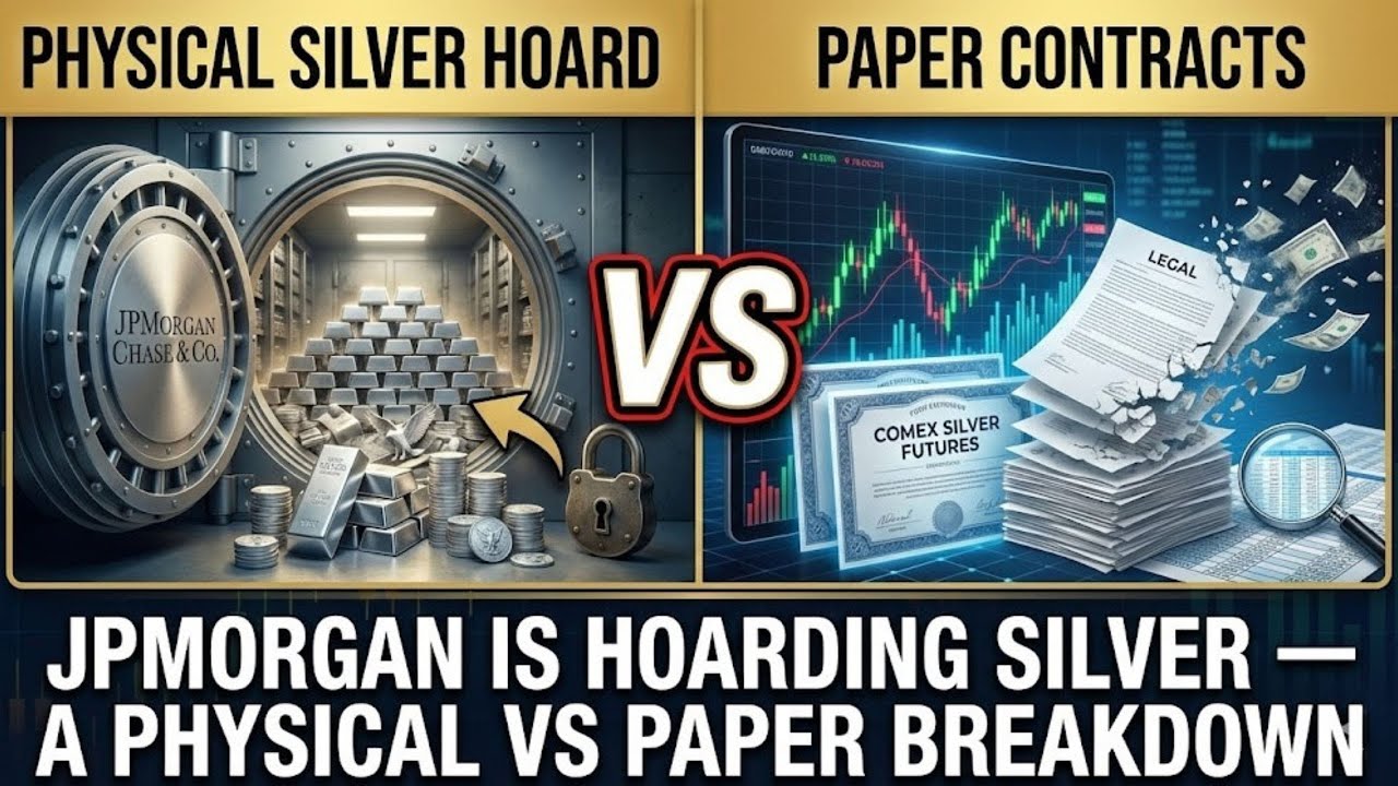 JPMorgan Is Hoarding Silver — Physical vs Paper Prices Are Breaking Apart