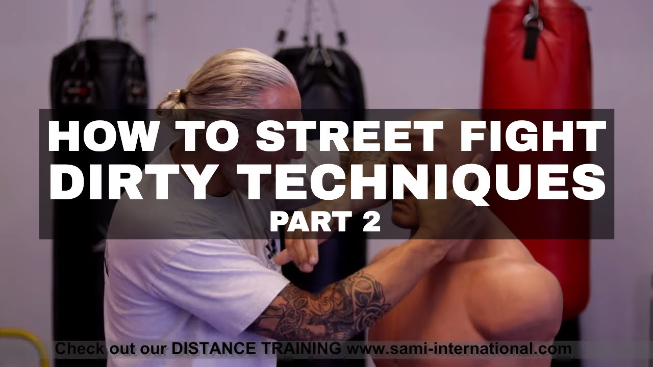 Peter Weckauf | SAMICS | Dirty Fighting - How to Street Fight Dirty Techniques number - attack eyes