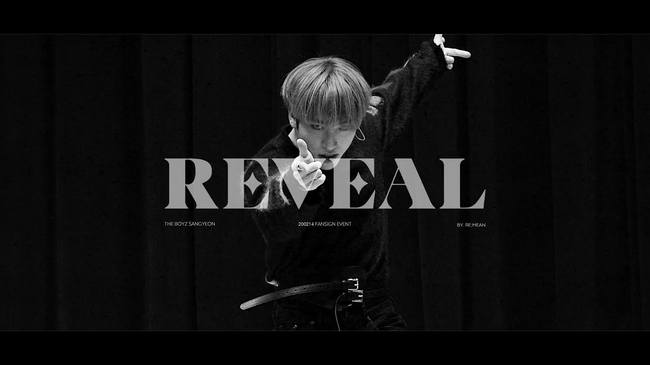 200214 REVEAL 리빌 더보이즈 상연 직캠 SANGYEON FOCUS