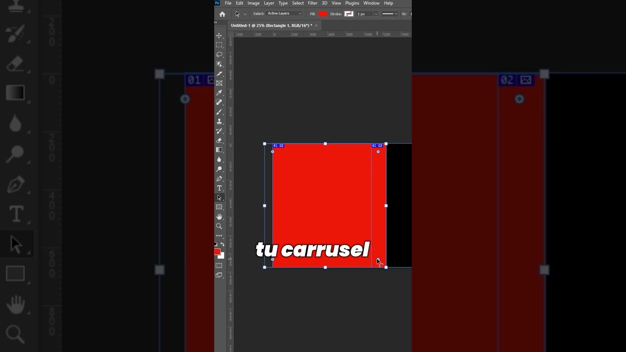 Crea un carrusel con Photoshop