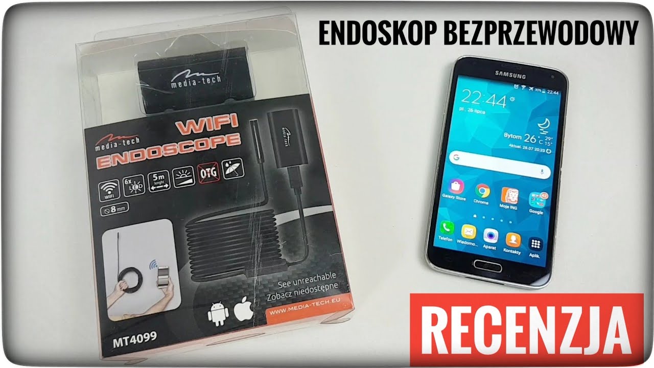 MediaTech Kamera endoskopowa WIFI Endoscope MT4099 | ForumWiedzy