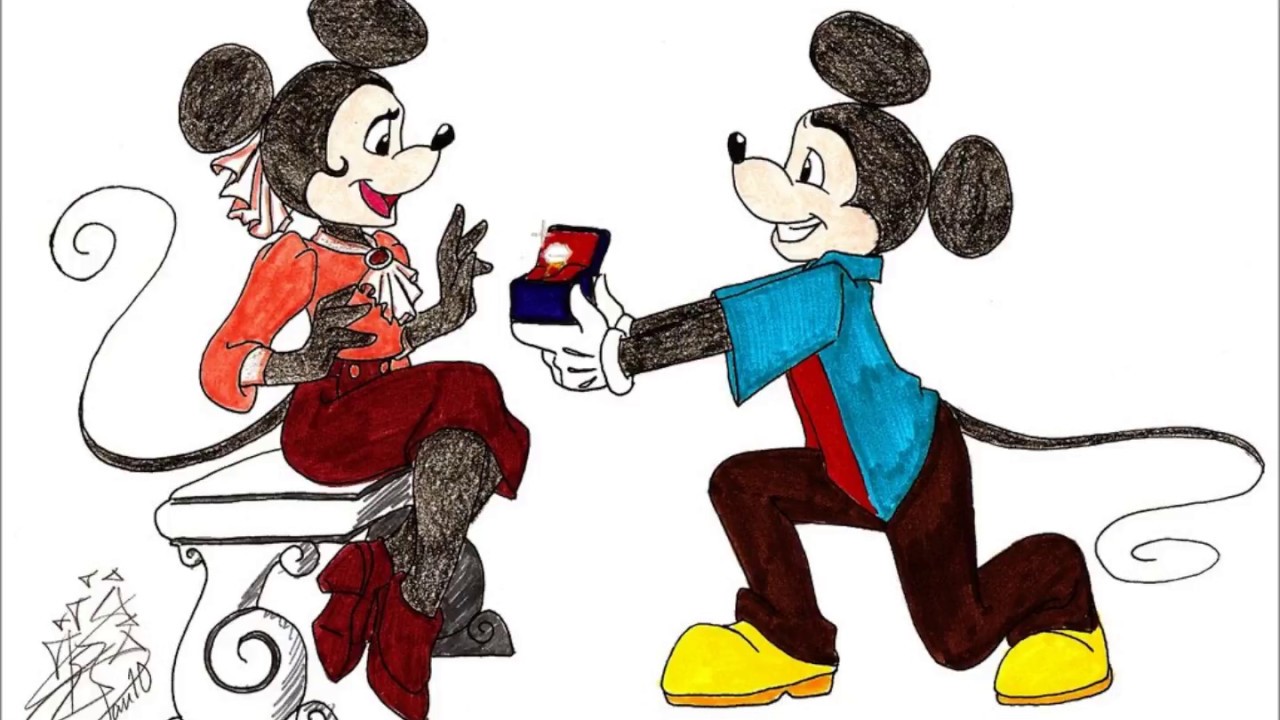 Mickey Swears To Love Minnie