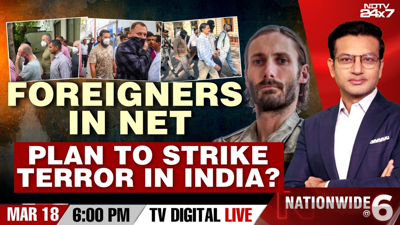 India News LIVE | NIA Busts Global Terror Plot | 1 American, 6 Ukrainians Held in India