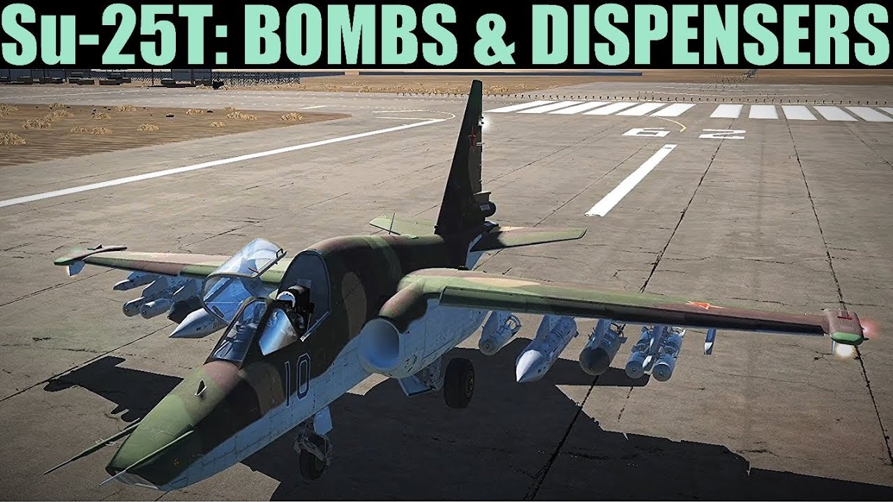 Су-25Т «Фрогфут»: Учебное пособие по неуправляемым бомбам и бомбосбрасывателям | DCS WORLD