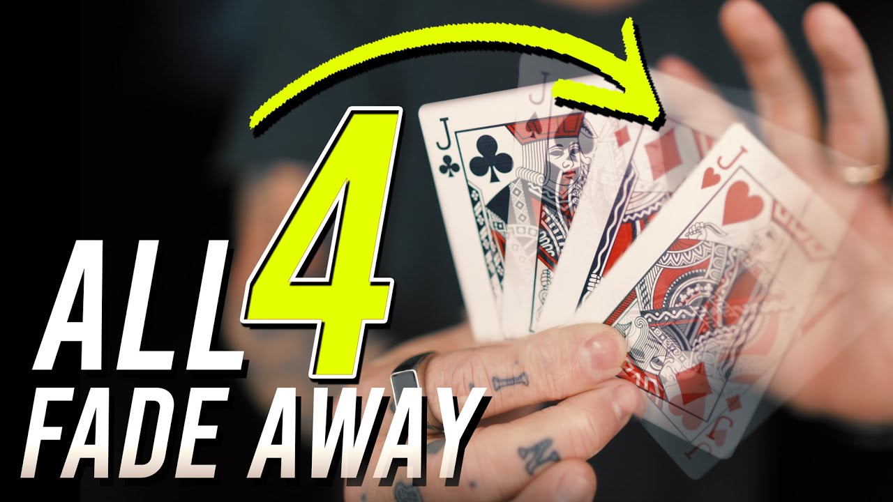 Визуально ИСЧЕЗНИТЕ любые 4 карты! (Урок во вторник)