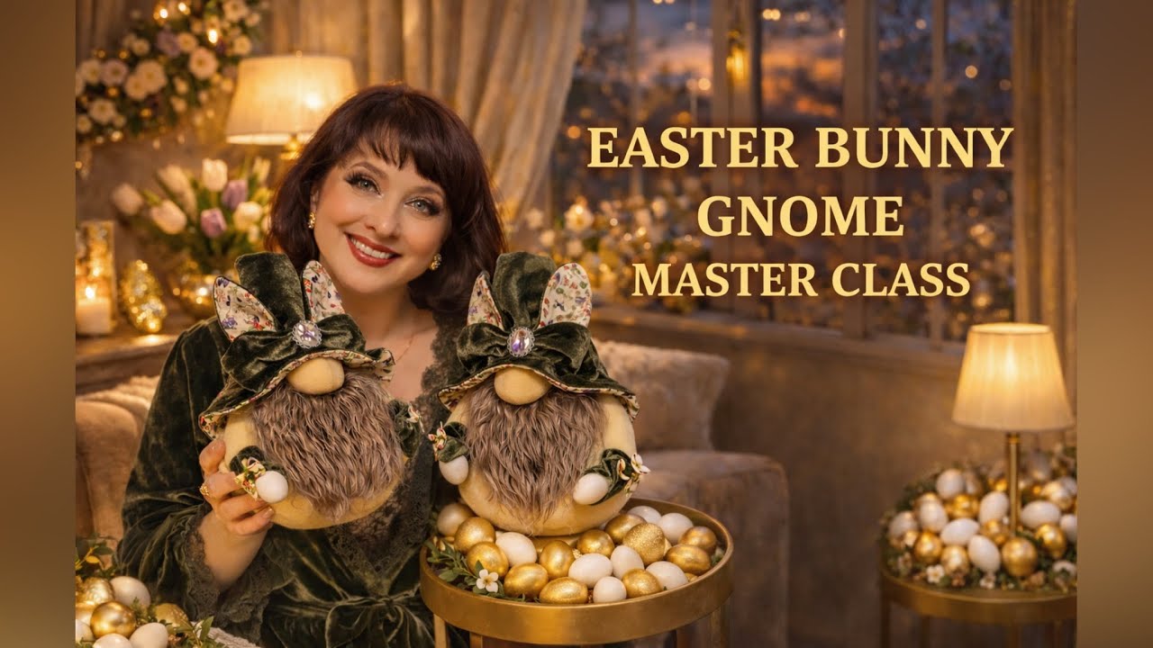 Easter Gnome Easter bunny rabbit hare. The BEST Scandinavian Gnome Easy Gnome DIY HANDMADE