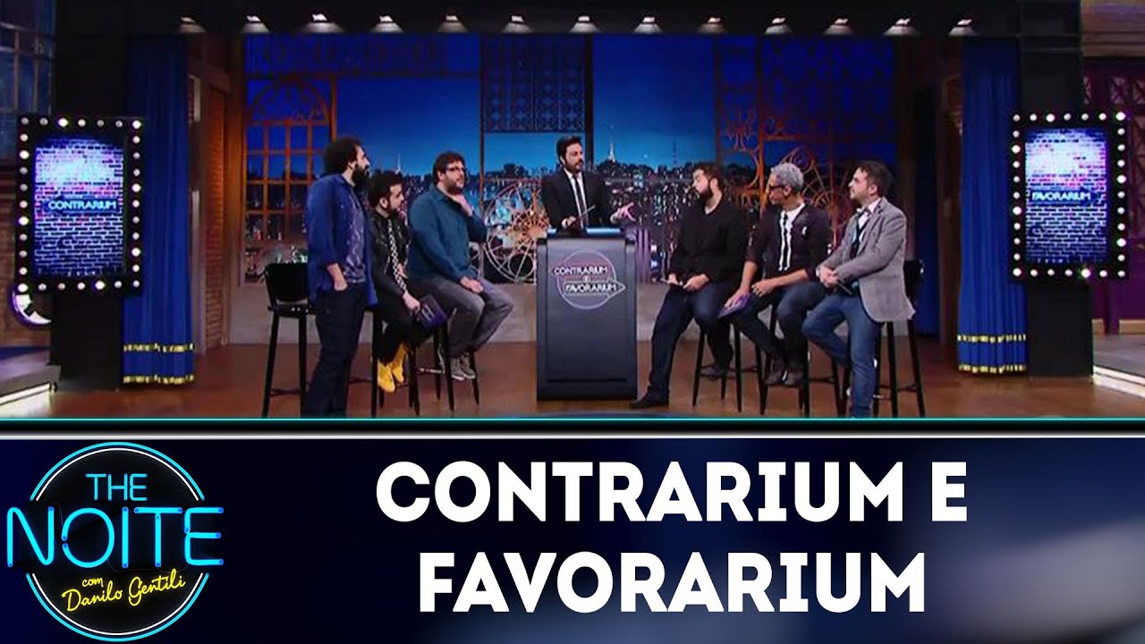Contrarium e Favorarium: Hábitos brasileiros e Fake News | The Noite (13/06/18)