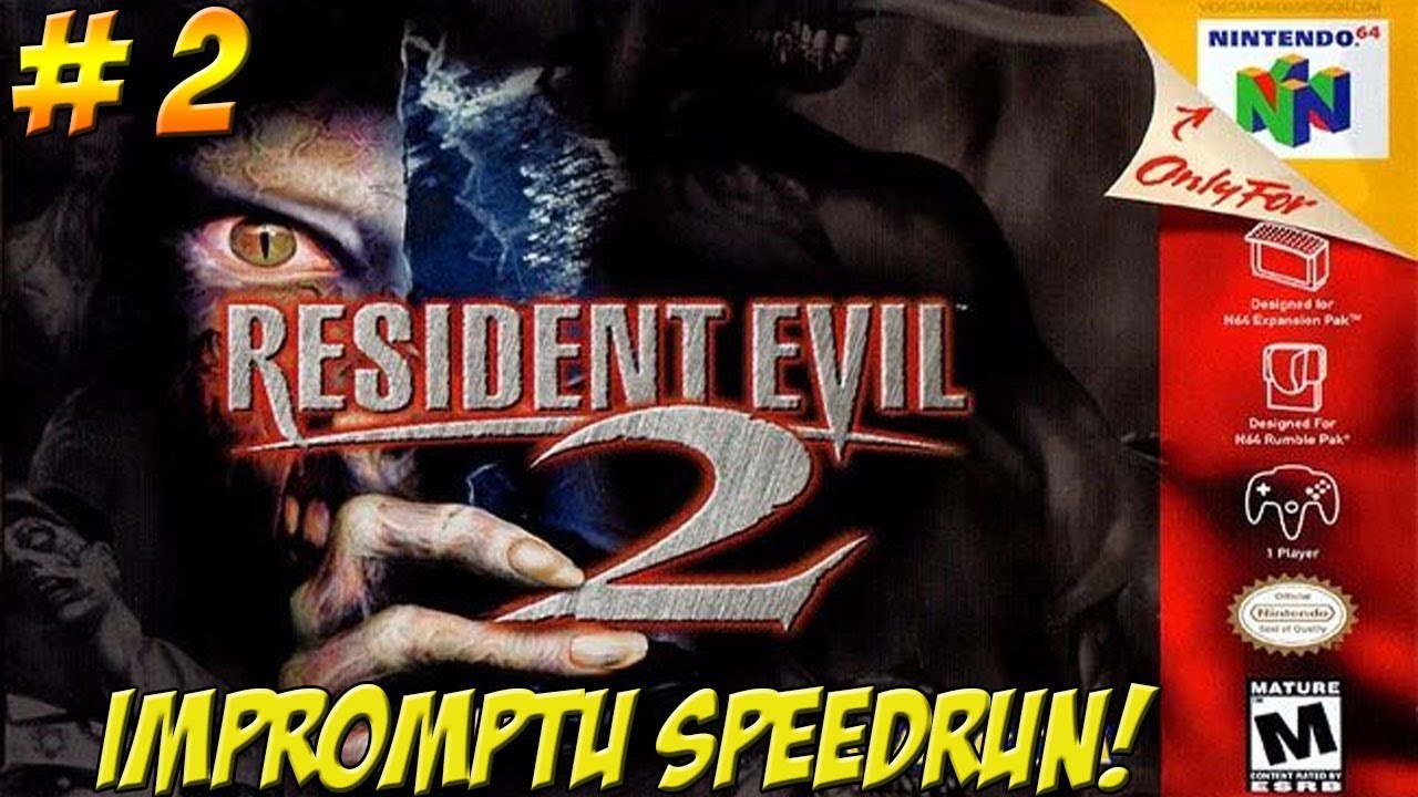 N64: Resident Evil 2! Impromptu Speedrun! Part 2 - YoVideogames