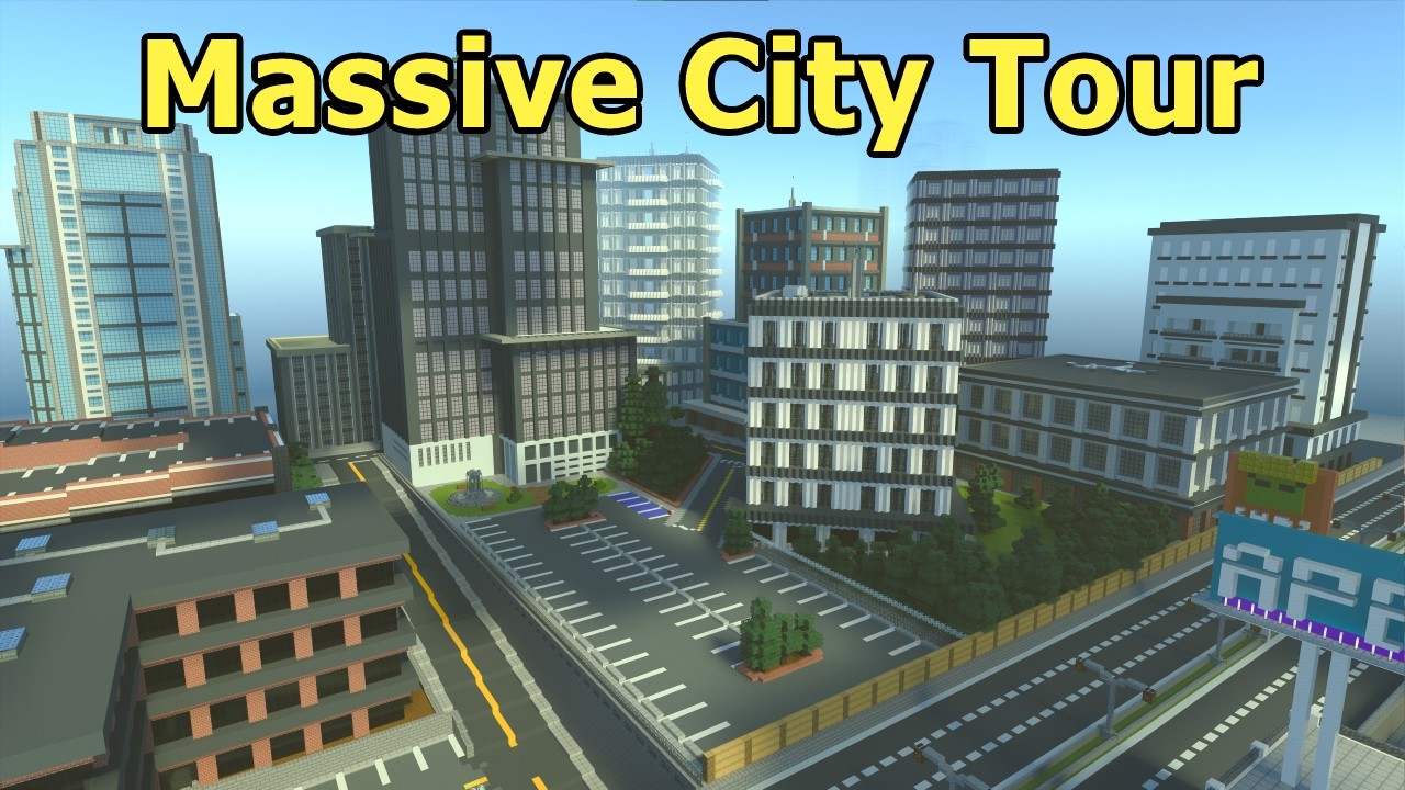 MInecraft City Tour! (6 Year Old MInecraft City)