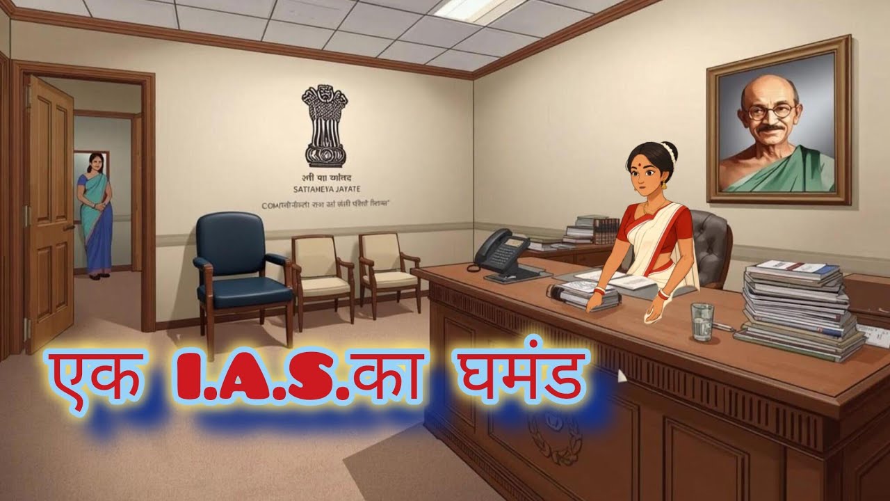 I.A.S.बीबी ने पति को क्यों छोड़ा?#magiccartoon #hindicartoonstory 