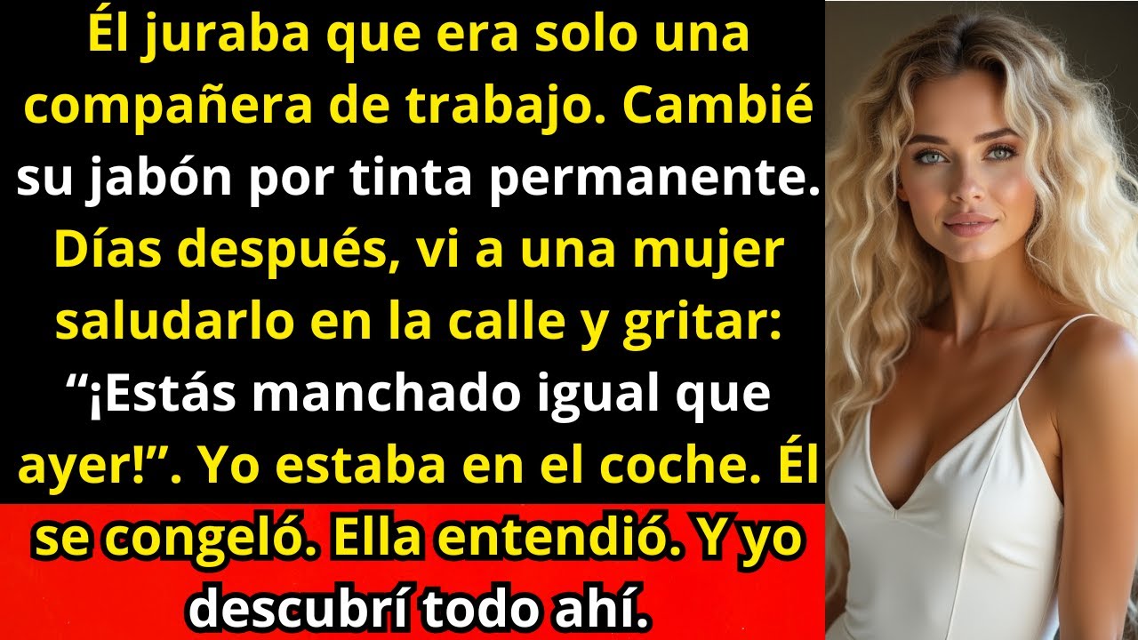 Cambié el jabón de mi esposo infiel por tinta permanente — ¡y la amante lo reconoció desde lejos!