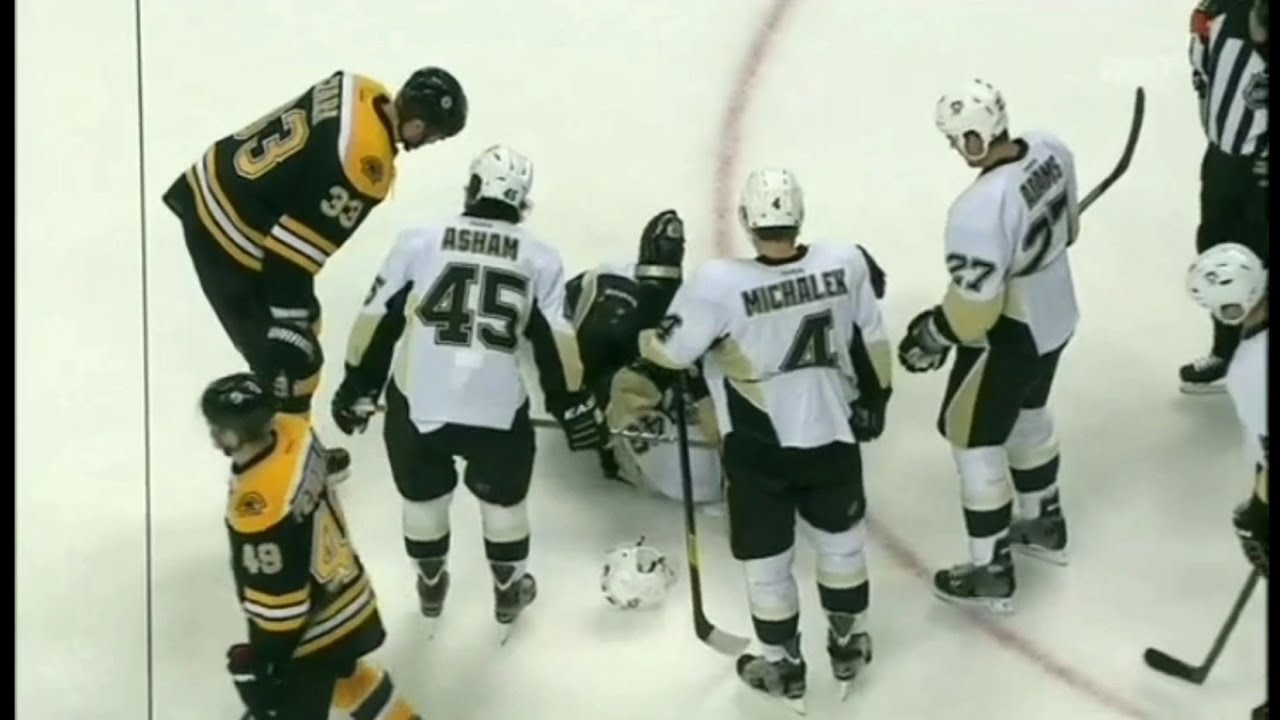 Penguins - Bruins rough stuff 4/3/12