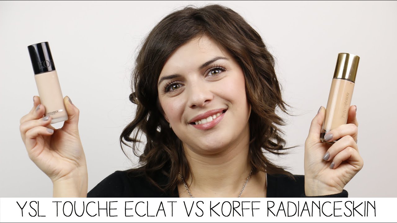 YSL Le Teint Touche Eclat VS KORFF Radianceskin