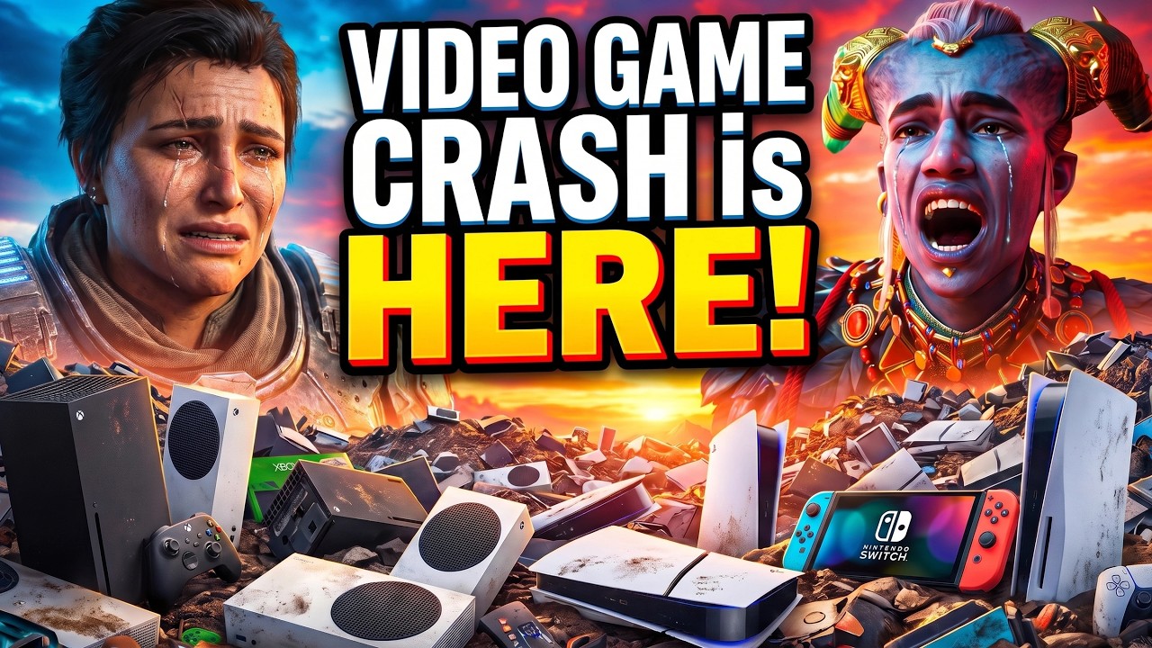 VIDEO GAME CRASH 2.0 is HERE! New Console Sales PLUMMET!