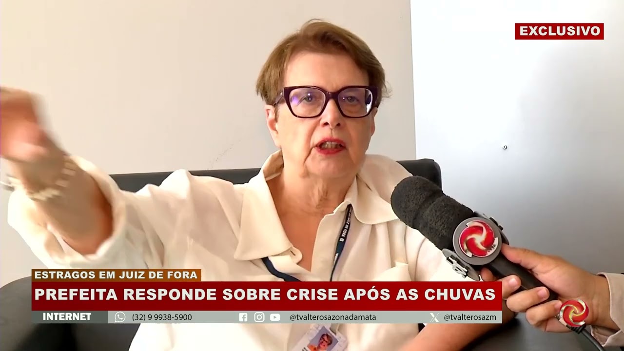 Prefeita segue falando sobre crise após as chuvas