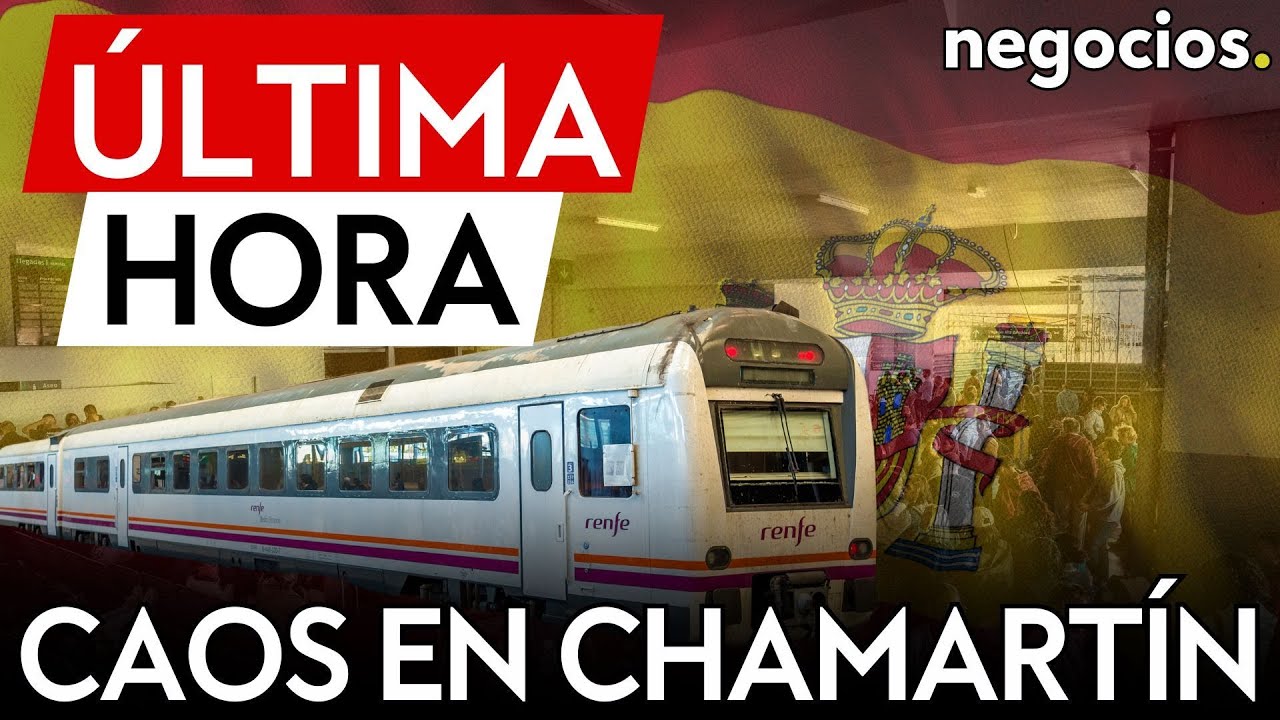 ÚLTIMA HORA | Caos en España: detenidos los trenes en Chamartín por 