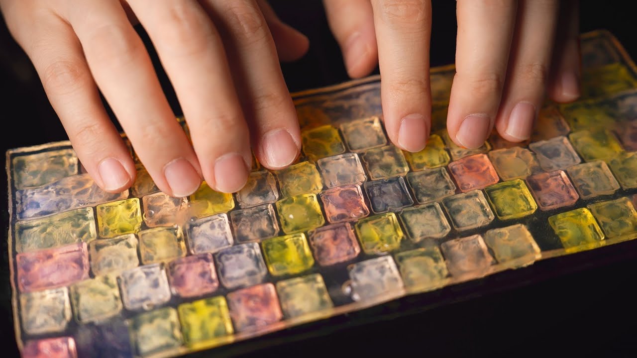 ASMR 100% Real Jelly Keyboard Sounds (Not AI)