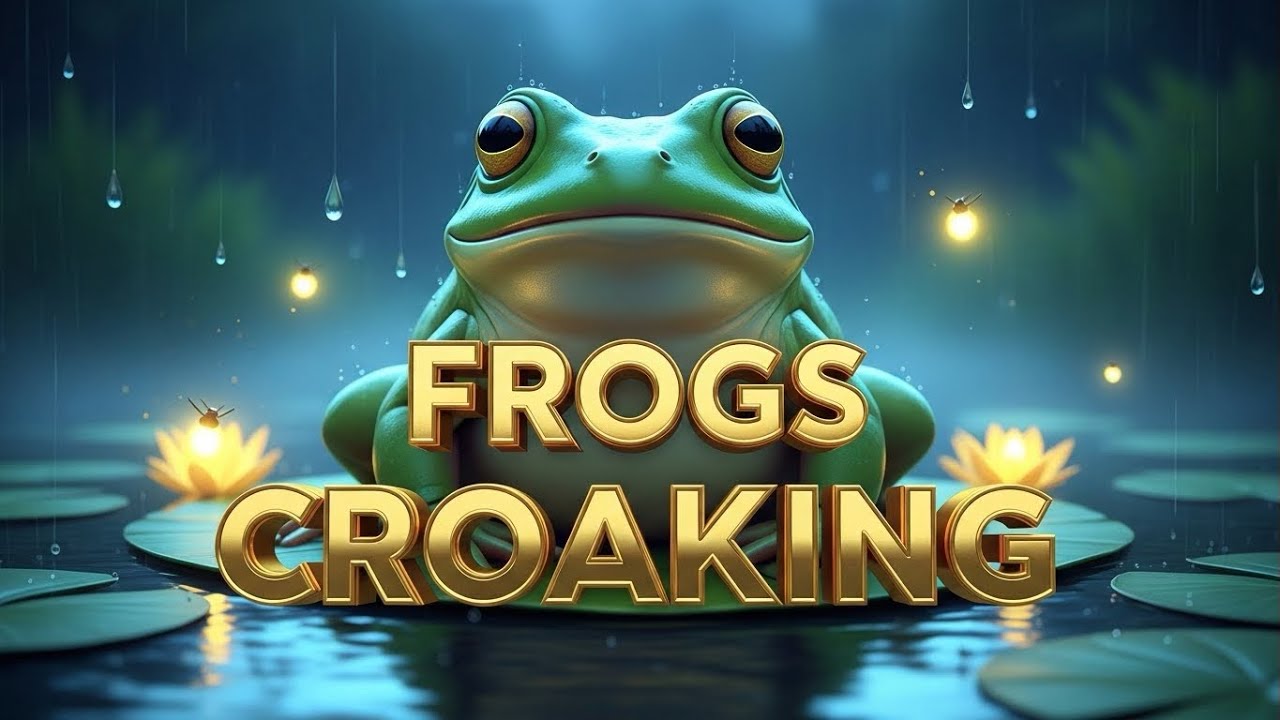 Frogs croaking 20 minutes 