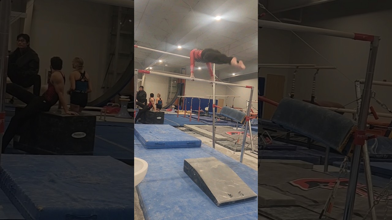 Xcel Silver Bar routine #gymnasticsbars #gymnast