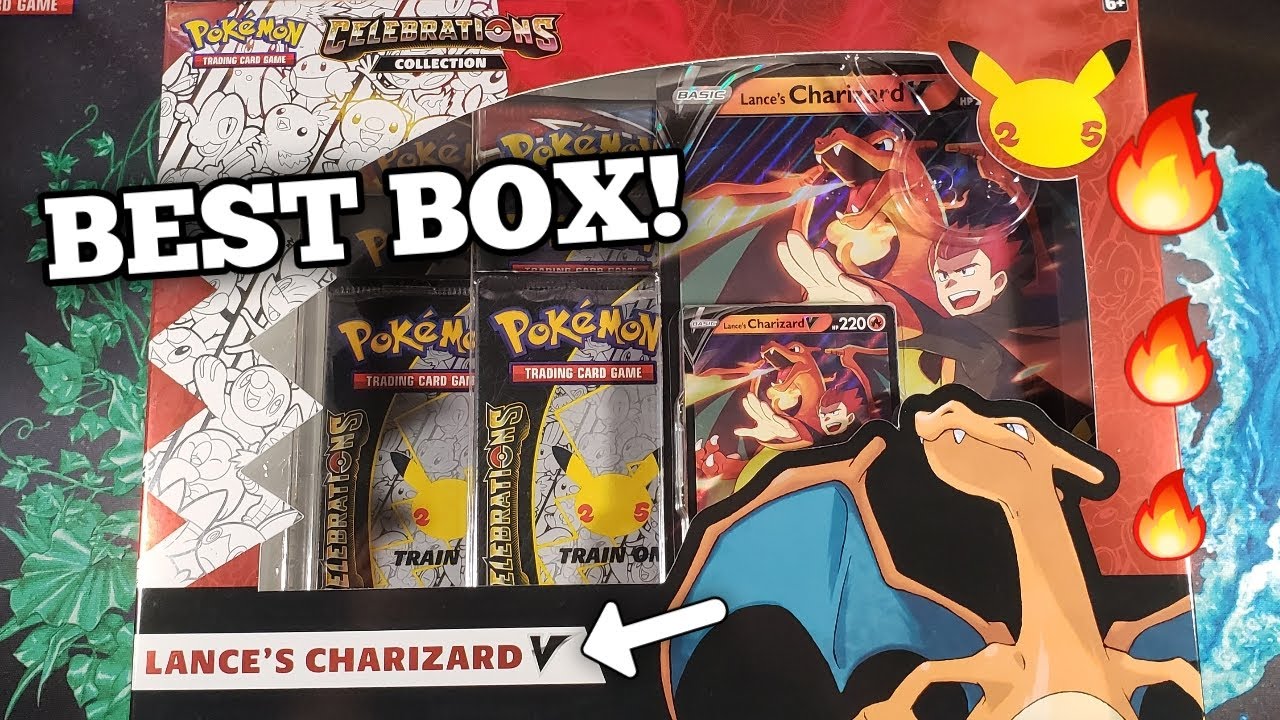 Opening The BEST Pokemon Lance's Charizard V Box!! (Insane Hits!)