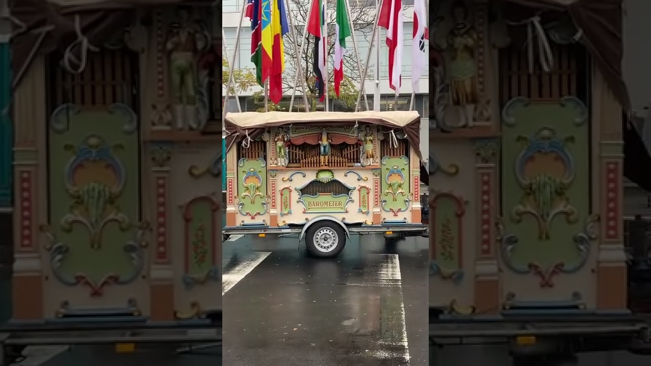 Marathon Amsterdam 2022. Draaiorgel.