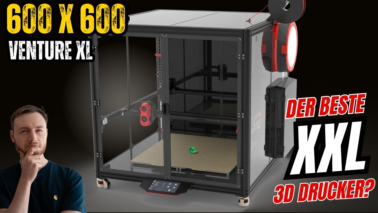 Fysetc Venture XL Review – Lohnt sich ein 600x600 DIY 3D Drucker?