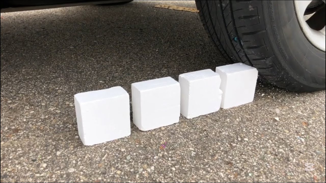Car crushes Gymchalk | EDIT | ASMR | STRESS RELIEF @Soothifying @weirdstuffvideos | @TheBellaAsmr
