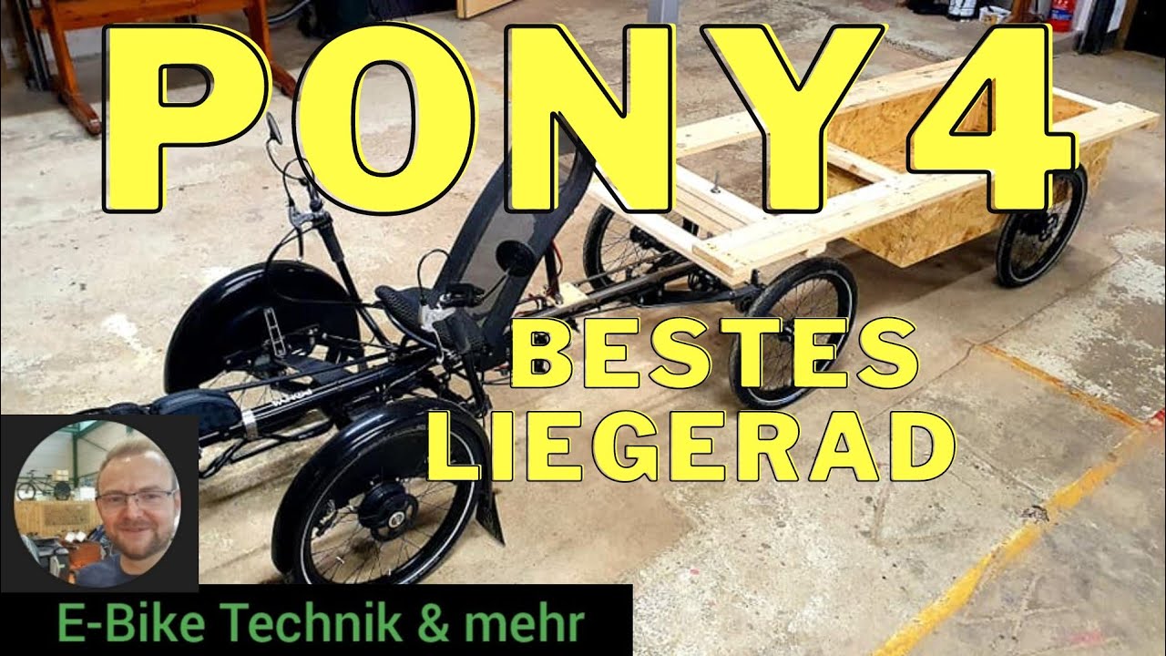 Das Pony4 das Beste Liegerad für Fahrrad Wohnwagen