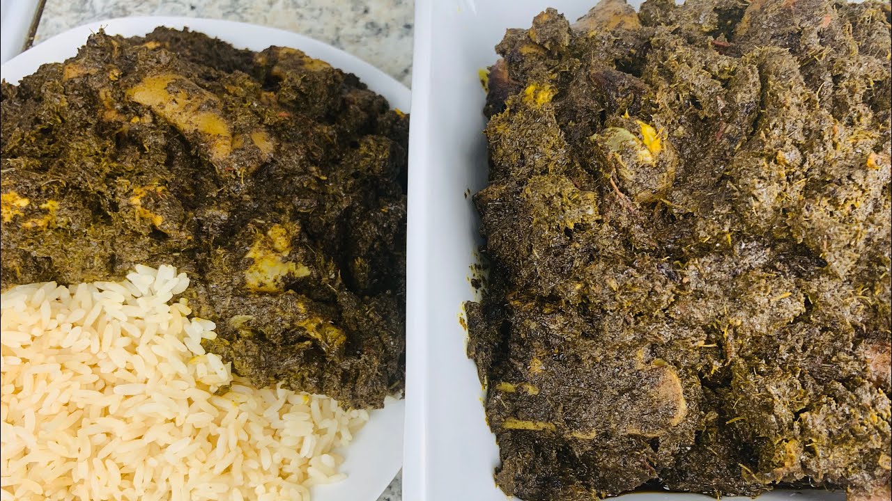 Как приготовить либерийское красное масло из листьев маниоки