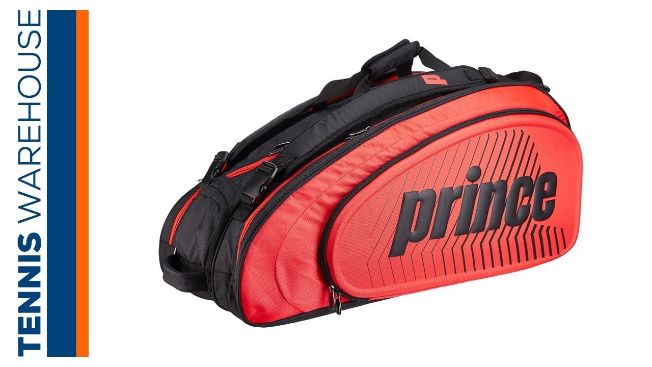 Prince Tour 9 Pack Tennis Bag in Red