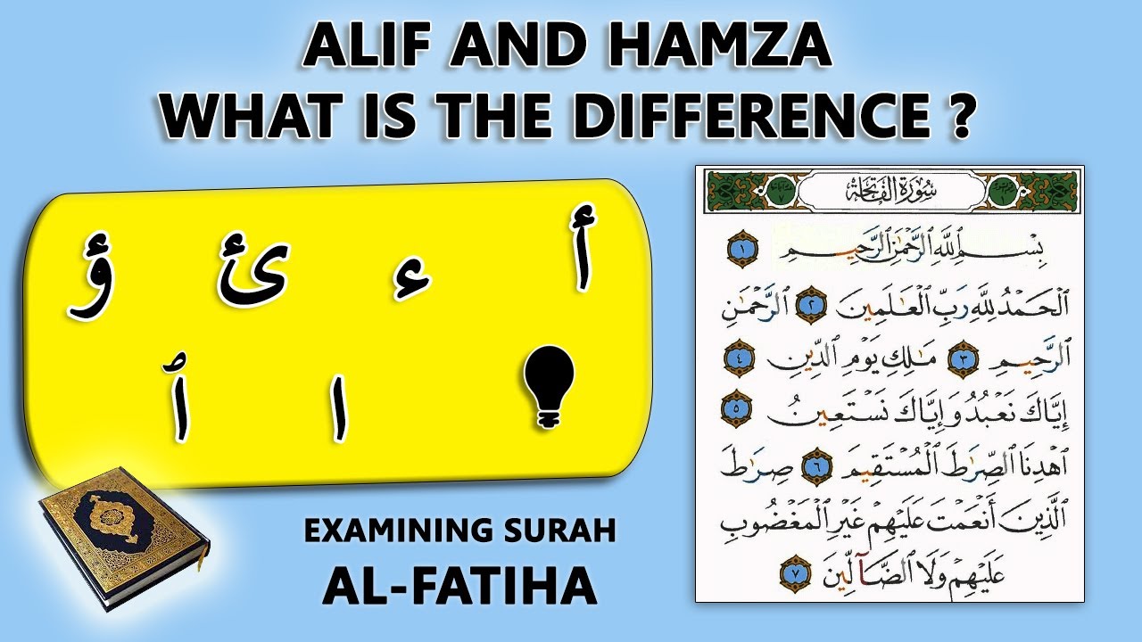 The Alif and Hamza & different types of Hamza