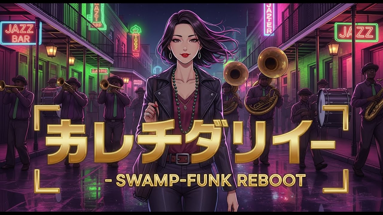 ルージュの伝言 – 沼風ルージュ / New Orleans Swamp-Funk Reboot ver. | Funny J-POP | Mad Mardi Groove