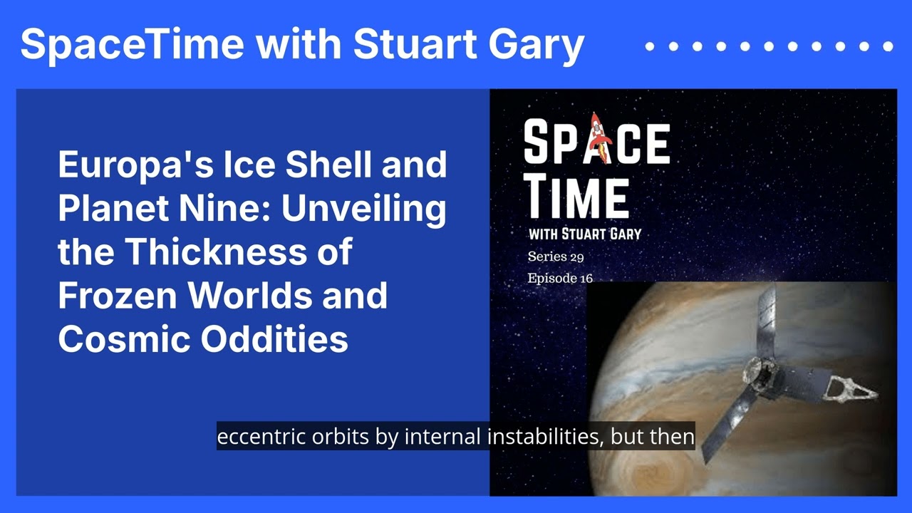 Europa's Ice Shell and Planet Nine: Unveiling the Thickness of Frozen Worlds and Cosmic Oddities