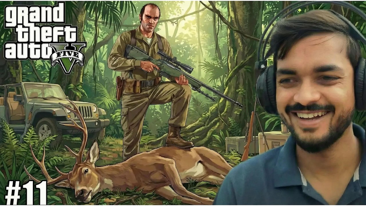Trevor’s Jungle Hunting Adventure 🌲🦌 | GTA V Gameplay