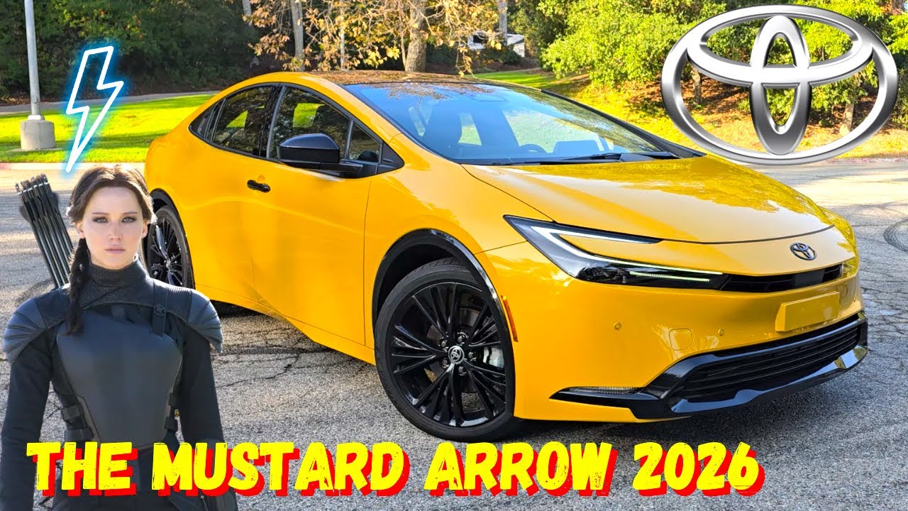 Toyota Prius PHEV Nightshade Hybrid 2026 года — обзор Mustard Arrow Car
