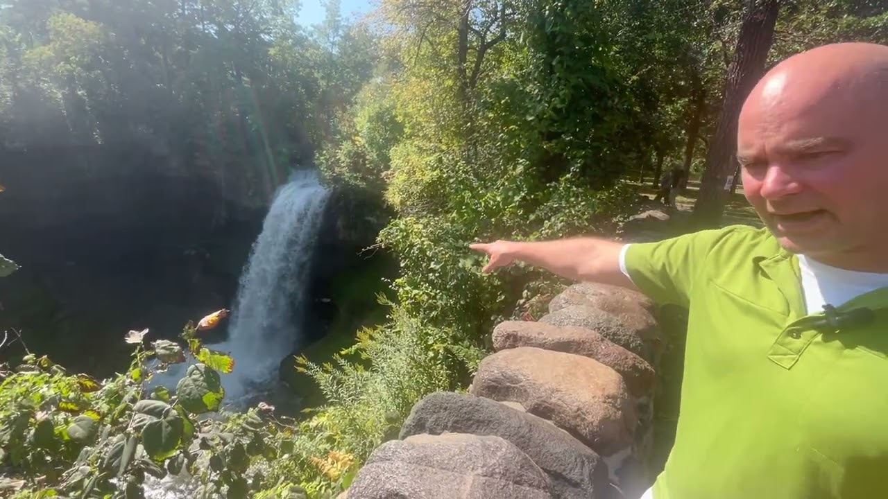 John Abraham at Minnehaha Falls