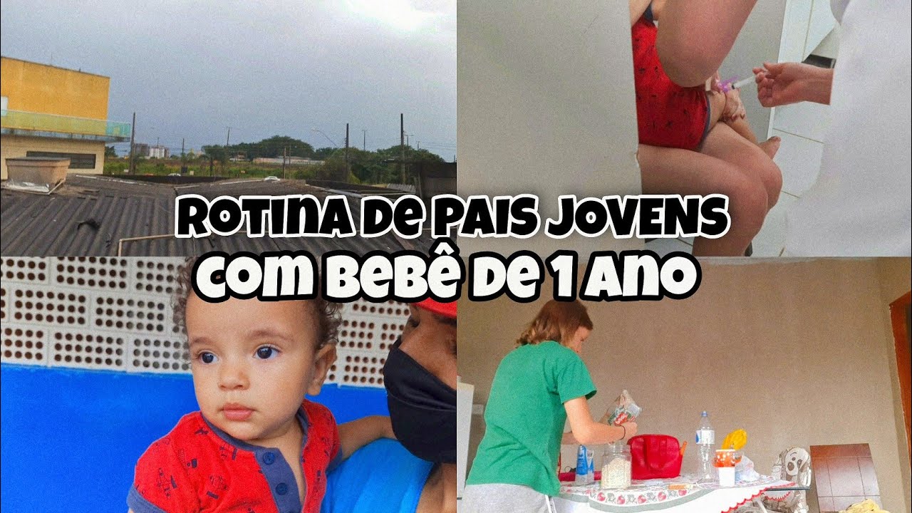 COMO &Eacute; NOSSA ROTINA COM UM BEB&Ecirc; DE 1 ANO SENDO PAIS JOVENS