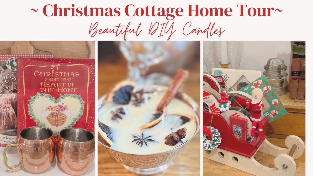 My Cozy Christmas Cottage Home Decor // Easy DIY Christmas Gift ~ Beautiful Homemade Christmas Gifts