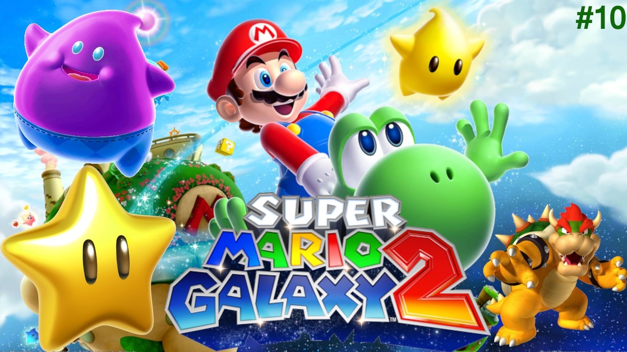 Super Mario Galaxy 2 #10 DEUXIEME CONFRONTATION Face à Bowser !