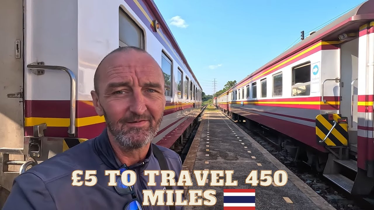 Epic 14 Hour 3rd Class Train Journey From Chiang Mai To Bangkok