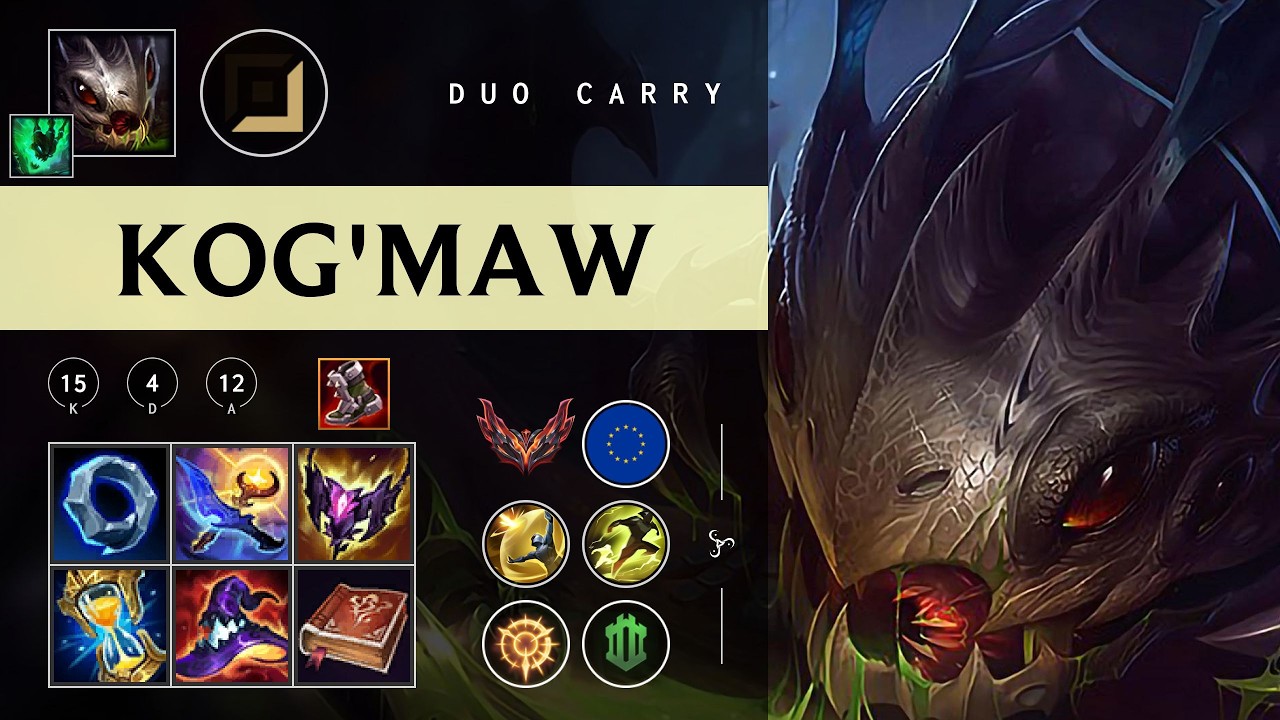 Kog'Maw ADC vs Yunara - EUW Grandmaster Patch 26.05