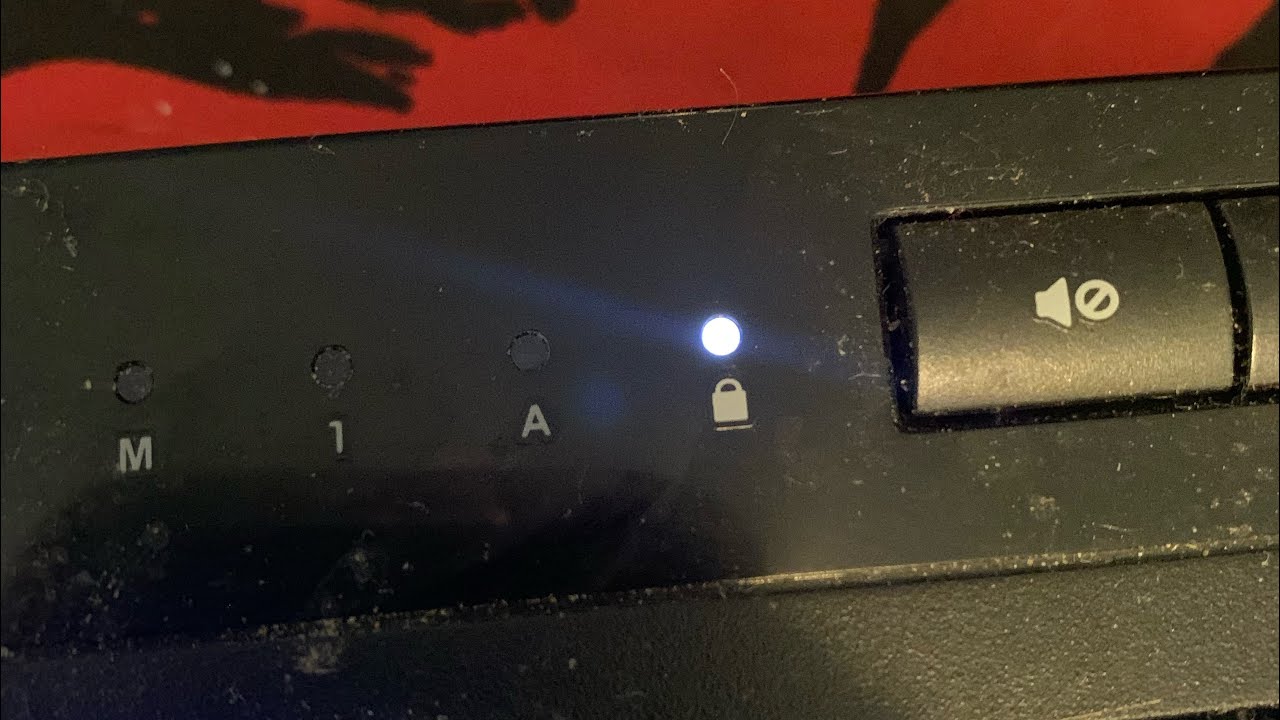 Corsair K55 Blinking lock light