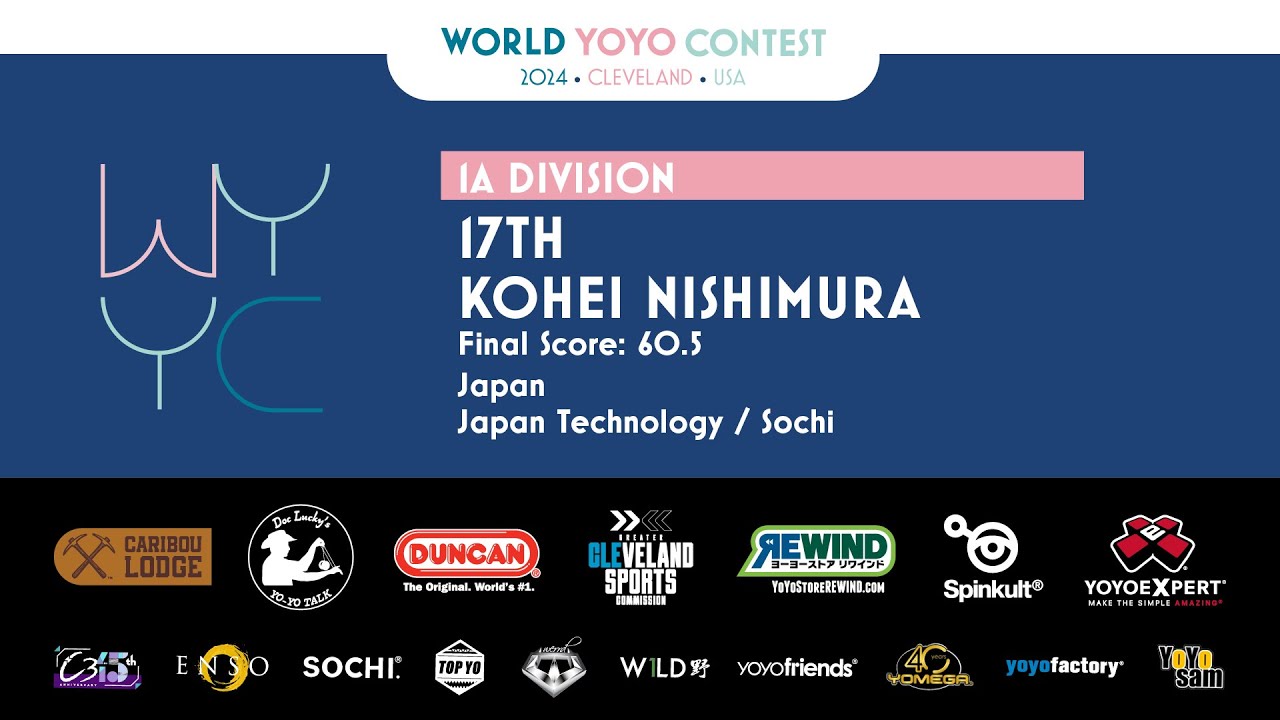 #WYYC2024 1A Final 17 Kohei NISHIMURA
