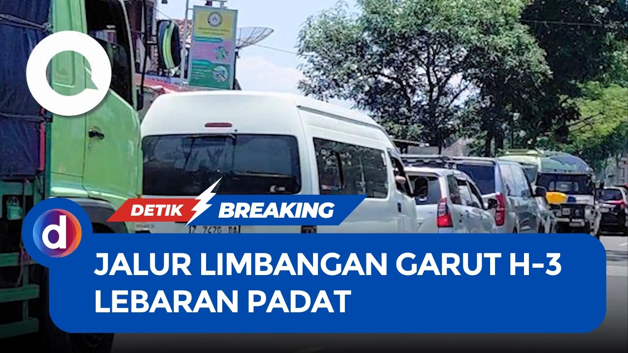 Kepadatan di Jalur Limbangan Garut pada H-3 Lebaran