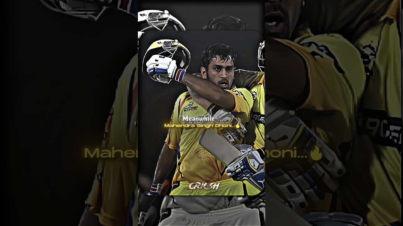Meanwhile MS Dhoni 🐐🔥...! #shortsfeed #cricket #ipl #msdhoni