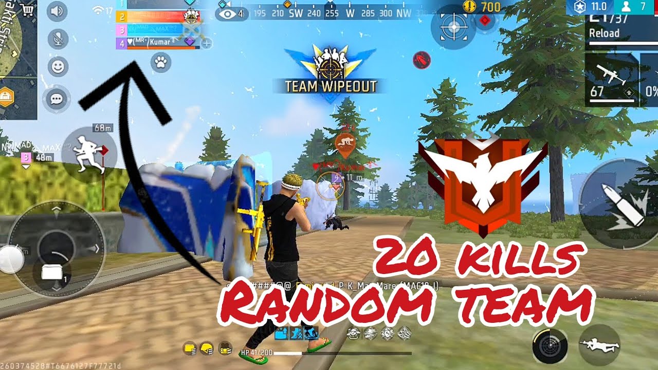20 Kills BOOYAH in Heroic Lobby 🔥 Random Squad Domination | Free Fire BR Ranked