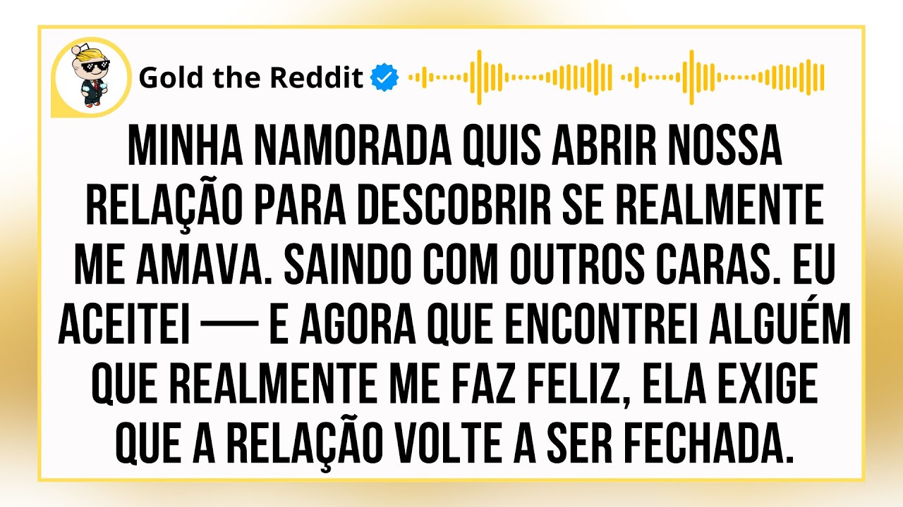 Minha namorada quis abrir a relação para saber se me amava, saindo com outros caras, e...