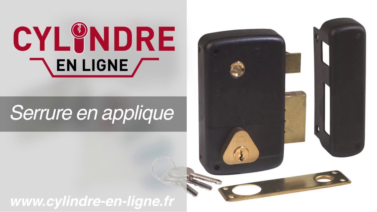 Serrure en applique monopoint