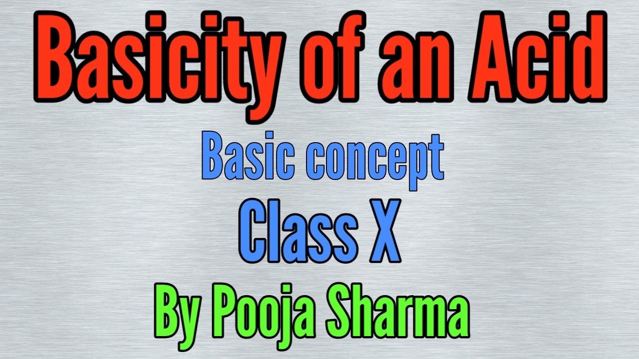 Basicity of an acid- basic concept by Pooja Sharma